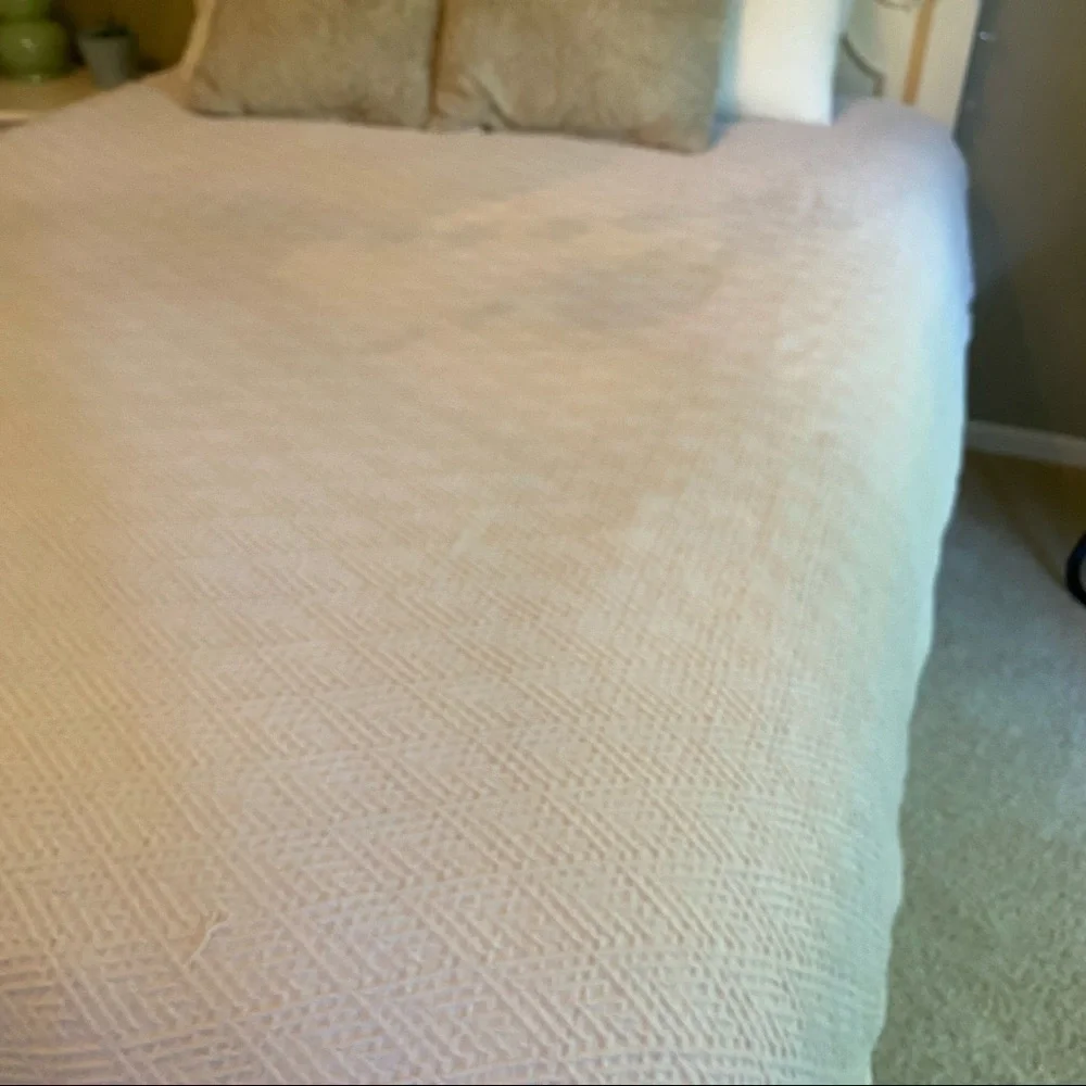 PiuBelle Coverlet Bedspread Blanket Waffle Texture